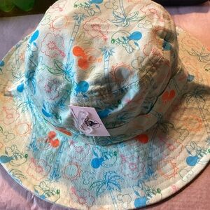 Disney Bucket-style Beach Hat with String Ties - adult one size